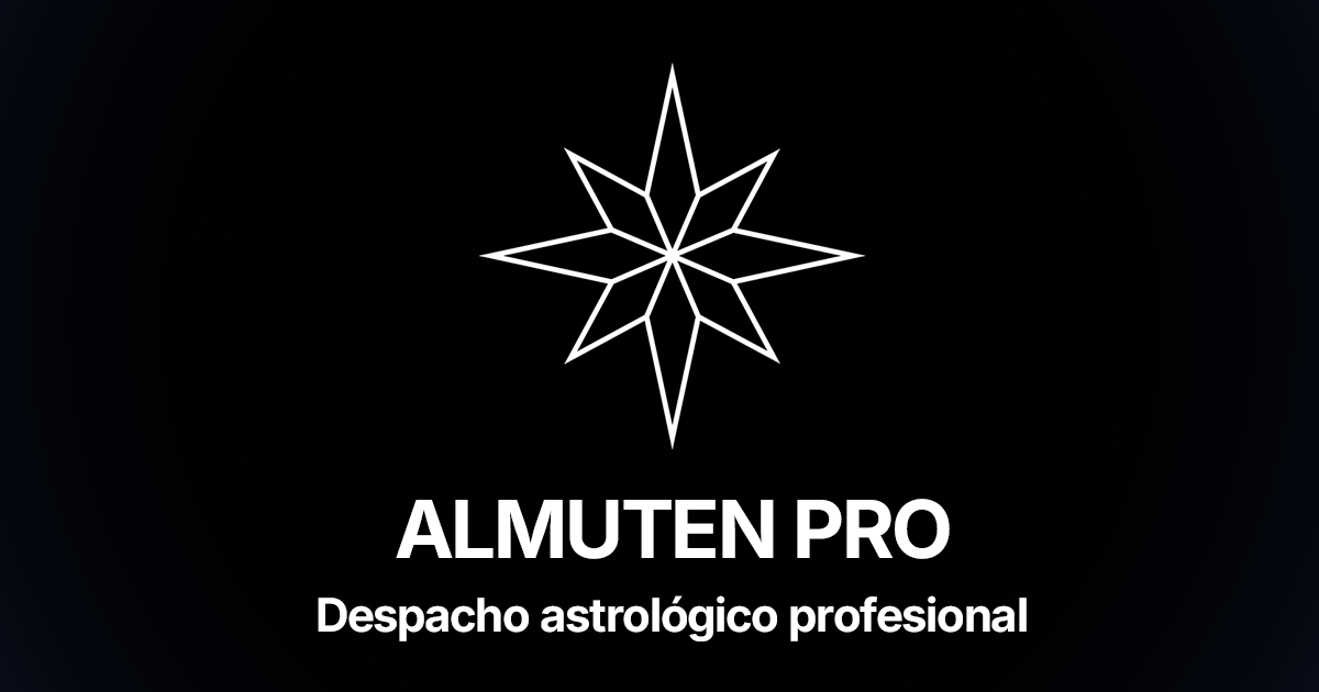 Almuten PRO · Despacho astrológico profesional